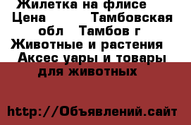 Жилетка на флисе S › Цена ­ 350 - Тамбовская обл., Тамбов г. Животные и растения » Аксесcуары и товары для животных   